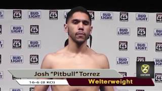 Weigh In - Torrez vs Rodriguez