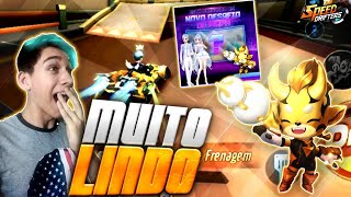 JOGUEI COM O NOVO MASCOTE CHIFRE DOURADO! - SPEED DRIFTERS