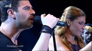 Ένα Λεπτό - Έλενα Παπαρίζου & Γιώργος Παπαδόπουλος (Live / South Coast 2013) Ant1 {25/12/2013}