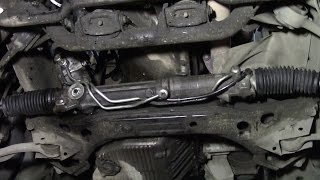 Рулевая рейка на bmw e34.Установка.