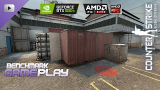 Gameplay | AMD FX 8300 + GTX 1050 Ti no Counter-Strike: Global Offensive - Mapa Cache (1080p)