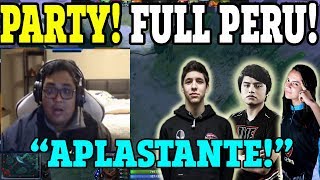 SMASH JUEGA FULL PARTY con SLAD1N| WU| MINOS| MAZOKU!!| DOTA 2 RANKED PARTY