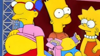 Bart and Milhouse get too fat! ? Stuffing / Weight Gain