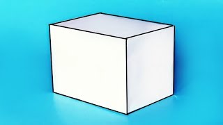 Как сделать объемный ПАРАЛЛЕЛЕПИПЕД из бумаги А4? /// Геометрические  фигуры своими руками