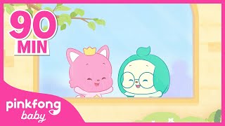 Sonido de la lluvia | Canciones de cuna para dormir | Música Relajante@Pinkfong! Baby Friends