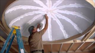 Dome Ceiling   Drywall Finishing  Part 6