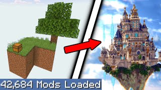 RANDOMIZER SKYBLOCK but I downloaded every single mod