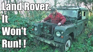 Project Kermit 1:  The beginning of the start of a new Land Rover restoration project