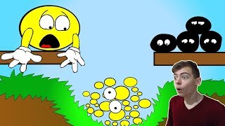 ПУЗЫРЬ плюс пузырь  ШИПЫ и Колючки ЛОПАЮТ Желтые пузырики игра для ДЕТЕЙ на GAMES FACTORY