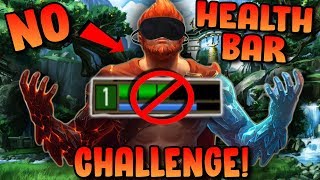NO HEALTH BAR CHALLENGE! DISABLED HUD IN RANKED DUEL! - Masters Ranked Duel - SMITE