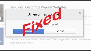 Fix An error has occurred|NETWORK_FAILED|Failed Network Error in Google chrome