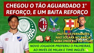 BAITA REFORÇO, VENCEMOS OS EUROPEUS, BEM VINDO VIÑA | M.FERNANDES É VENDIDO MAS NÃO JOGARÁ NO BARÇA