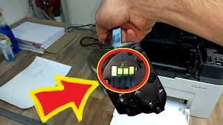 Как отключить чип HP Laser MFP 135 / 137