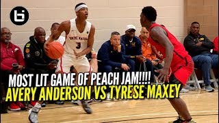 THIS MOST LIT GAME OF NIKE PEACH JAM! Avery Anderson VS Tyrese Maxey