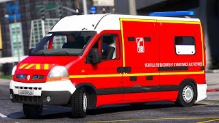 [GTA 5] VSAV RENAULT MASTER 2005 | SAPEURS-POMPIERS #INTERVENTION39