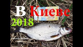 Рыбалка на фидер ловля плотвы весной на реке Днепре в Киеве 2018