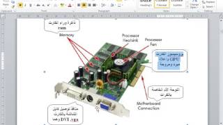 18 البطاقات أو الكروت Cards وشرح كامل لكارت الشاشة VGA