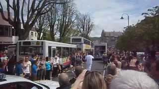 Olympic torch passing through Falmouth [HD]