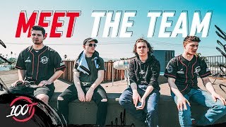 MEET OUR PROFESSIONAL FORTNITE TEAM - 100T World Record Challenge Part 1