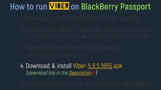 BlackBerry Passport 2018 | How to run Viber on BlackBerry 10 | QuochungeduTechno