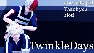 【Boku no Hero Academia MMD】 TwinkleDays 『Todoroki and Bakugou』 【900 Subs Gift】