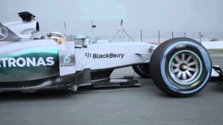 F1 2015 - Mercedes AMG - Mercedes W06 Hybrid on track (Silverstone)