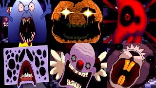 WARNING: ALL HORROR JUMPSCARES! - One Night at Flumpty's