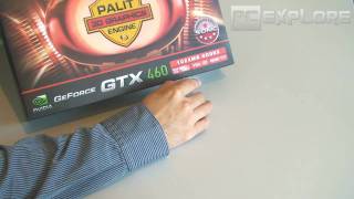 Palit GeForce GTX460 Sonic video card unboxing and review (russian)