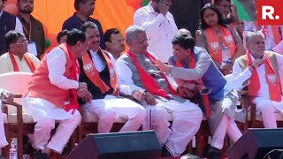 NDA Leaders In Make Show Of Strength Ahead At BJP Chief Amit Shah's Mega-Rally At Ahmedabad