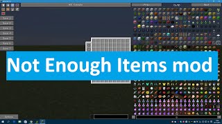 [Minecraft] - 1.8 - NEI - Not Enough Items mod