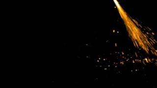 Alpha Channel Rocket Sparks Footage