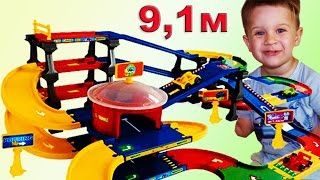 Супер ТРЕК WADER - Машинки с Треком и Гаражом
