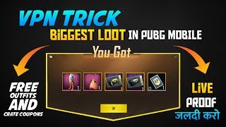 New PUBG VPN Trick to Get 2 Crates Coupons and Legendary Outfit for #CoolArmy