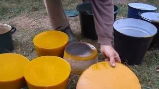 Очистка воску. Як це я роблю :----написав в описі до відео.