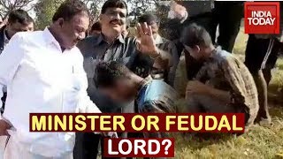 Shocking Case Of VVIP Racism: Tribal Boy Asked To Remove Tamil Nadu Minister's Shoe's