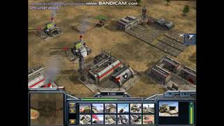 Command and Conquer Generals 1vs7 brutal army with USA
