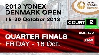 QF (Court 2) - MD - M.Ahsan / H.Setiawan vs H.Hashimoto / N.Hirata - 2013 Yonex Denmark Open