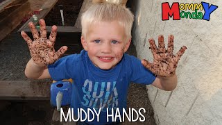 Muddy Playtime & Surprise Family Visit || Mommy Monday