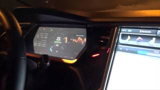 Tesla Model S (Тесла Модель С) - зимний тест-драйв от MANGO (winter test-drive).