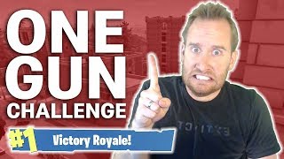Fortnite One Gun Challenge Victory Royal With One Shot Gurl!