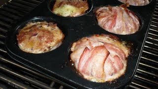 Der Grilljunky  183  Hackfleisch Muffins mit Mozzarella Füllung