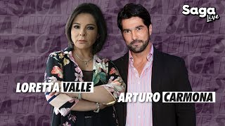 Loretta Valle  y Arturo Carmona con Adela Micha