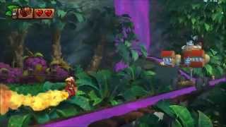 Donkey Kong Country: Tropical Freeze - 100% Walkthrough - 5-2 Reckless Ride (Puzzle Pieces and KONG)