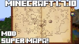 Minecraft 1.7.10 MOD SUPER MAPA!