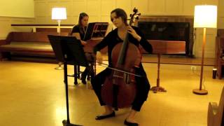 Girolamo Frescobaldi - Canzona no. 2 on Baroque cello - Emily Davidson, baroque cello