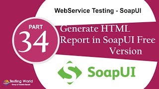 WebService Testing using SoapUI: Tutorial-26 : SoapUI with ANT | HTML report in Soapui free