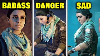 Assassin's Creed Odyssey - All Layla Hassan Scenes ( Present Day / Modern Day )