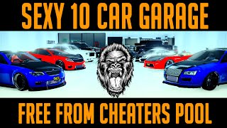 GTA 5 Out of Cheaters Pool - GTA 5 Online My 10 Car Garage (GTA V Gameplay)