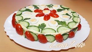 Салат "Курочка Ряба " самый нежный и вкусный.
