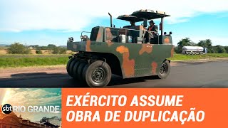 Exército trabalha na duplicação da BR-116: 65% da obra está concluída - SBT Rio Grande - 05/06/19